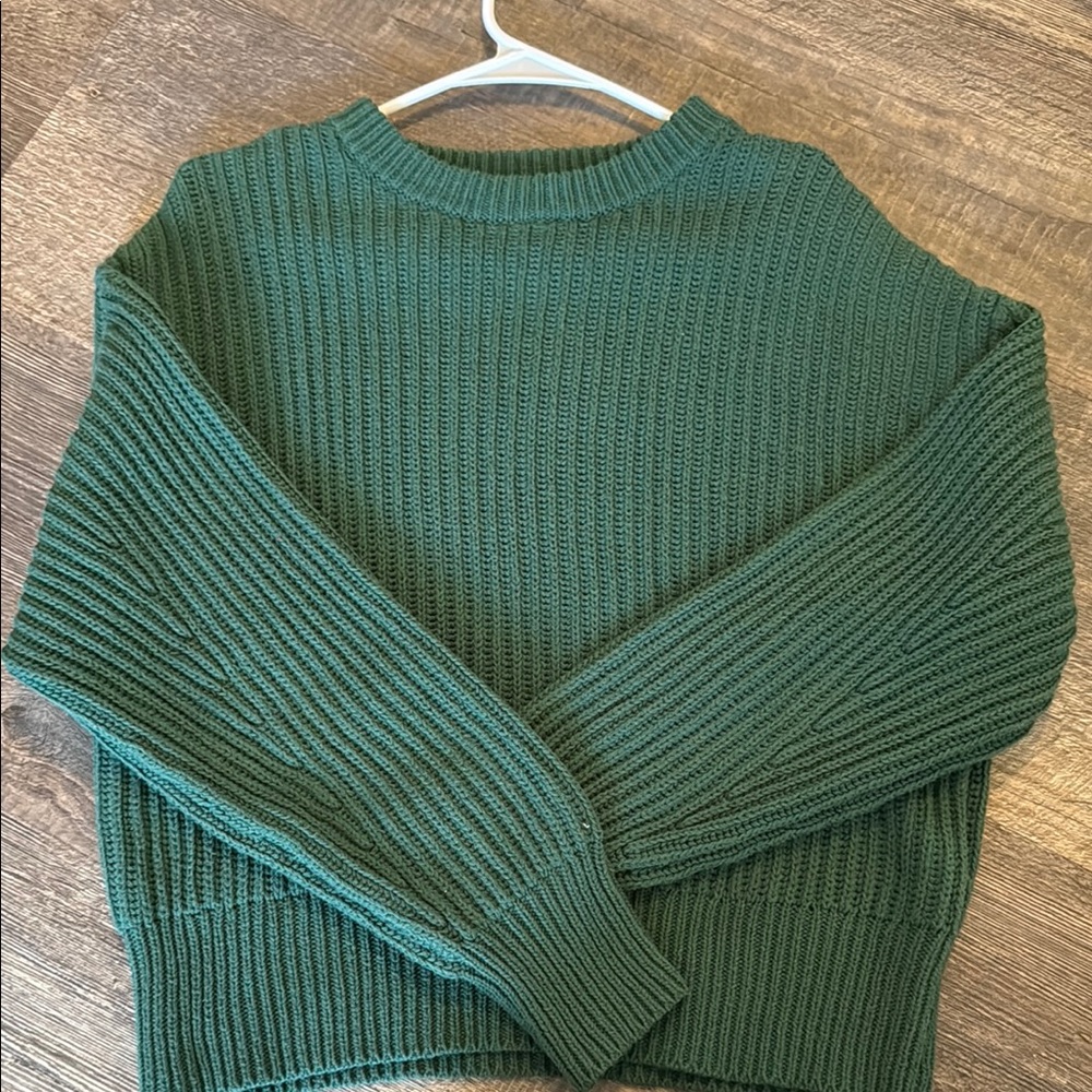 A New Day Forest Green Knit Sweater